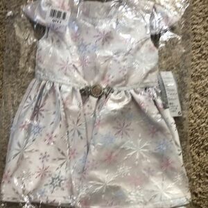 Charming Snowflake Patterned Dress